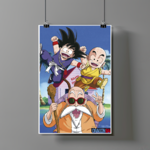 Poster de Goku y Krillin - Dragon Ball
