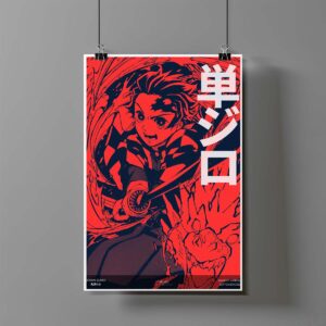 Poster de Tanjiro Kamado - Demon Slayer