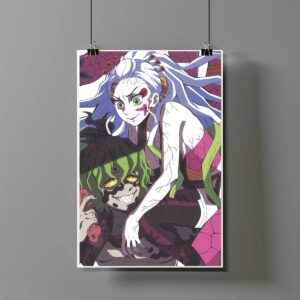Poster de Daki y Gyutaro - Demon Slayer