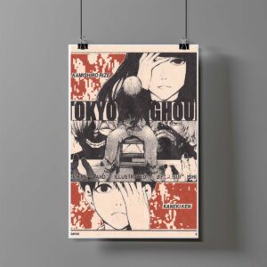 Poster de Ken Kaneki - Tokyo Ghoul
