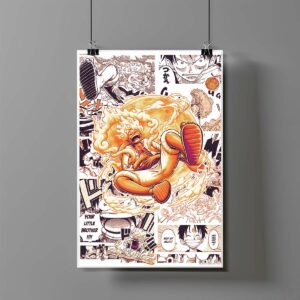 Poster de Luffy Gear 5 - One Piece