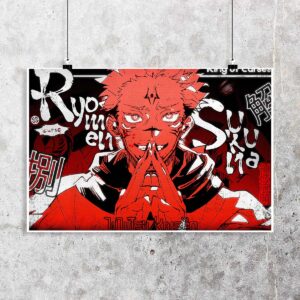 Poster de Ryomen Sukuna - Jujutsu Kaisen