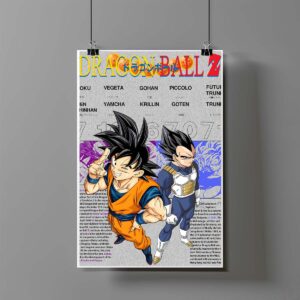 Poster de Goku y Vegeta - Dragon Ball Z