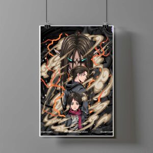 Poster de Eren Yeager - Attack on Titan