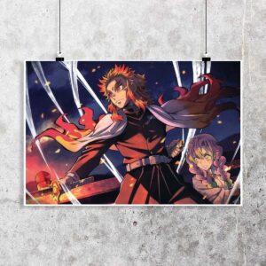 Poster de Kyojuro Rengoku - Demon Slayer
