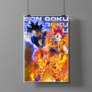 Poster de Goku Ultra Instinto - Dragon Ball Super