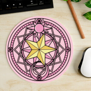 Mousepad Circular de Círculo Mágico de Sakura - Cardcaptor Sakura