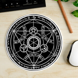 Mousepad Circular de Círculo de Transmutación - Fullmetal Alchemist