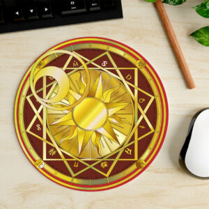 Mousepad Circular de Círculo Mágico de la Estrella - Cardcaptor Sakura