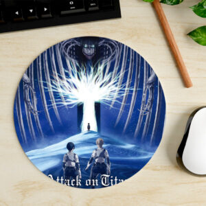 Mousepad Circular de Eren Yeager - Shingeki no Kyojin