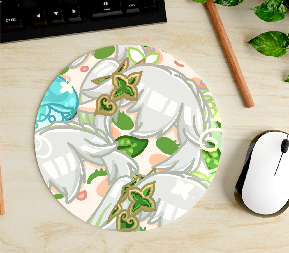Mousepad Circular de Nahida - Genshin Impact