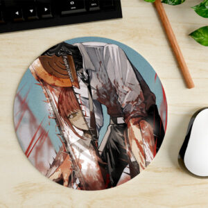 Mousepad Circular de Denji - Chainsaw Man