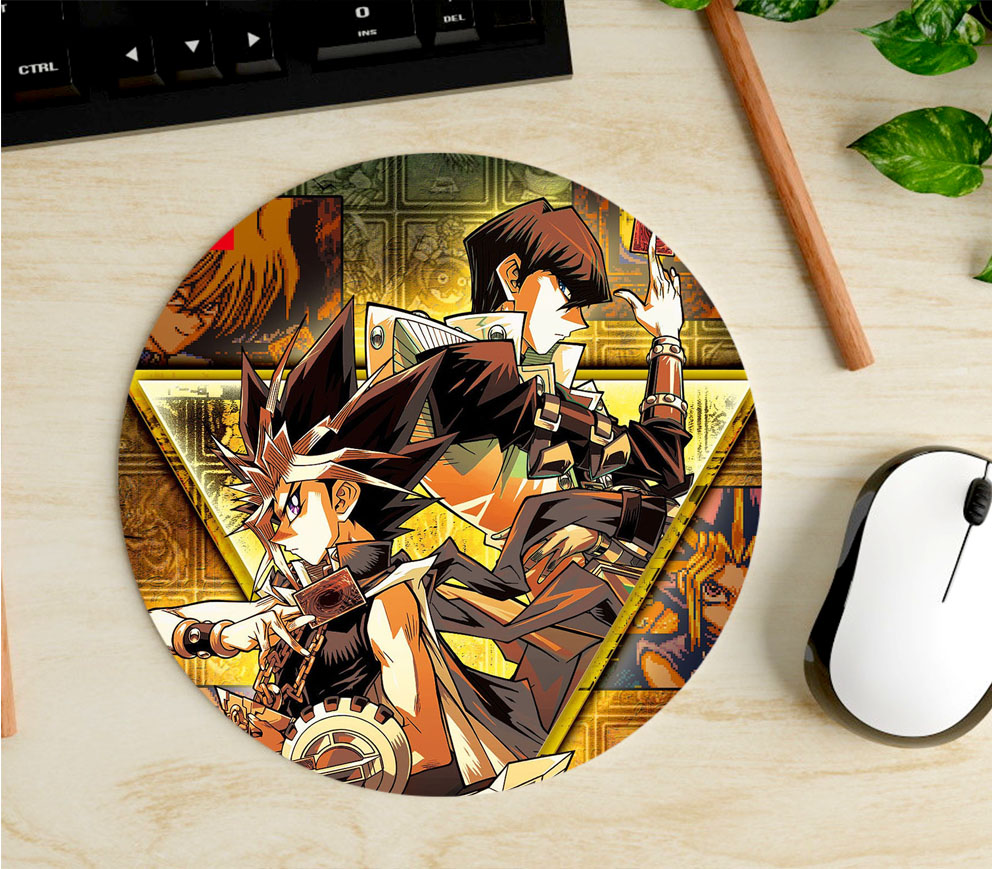 Mousepad Circular de Yami Yugi y Seto Kaiba - Yu-Gi-Oh!