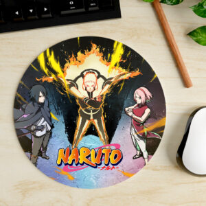 Mousepad Circular de Equipo 7 - Naruto Shippuden