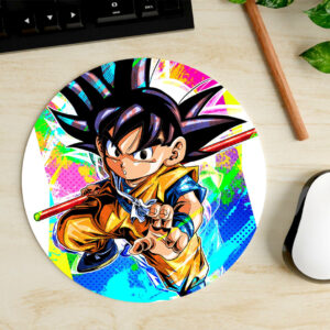 Mousepad Circular de Goku - Dragon Ball