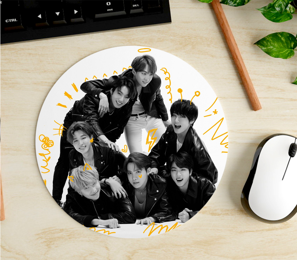 Mousepad Circular de BTS