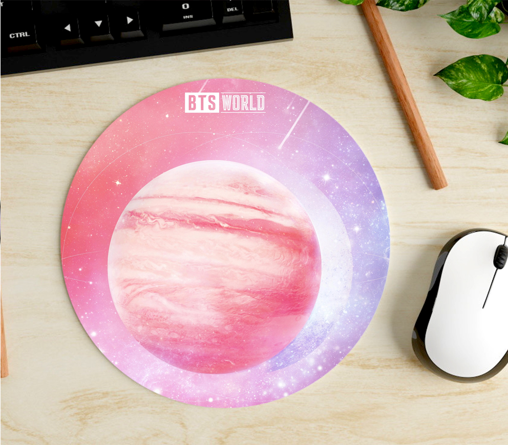 Mousepad Circular de Logo BTS World - BTS