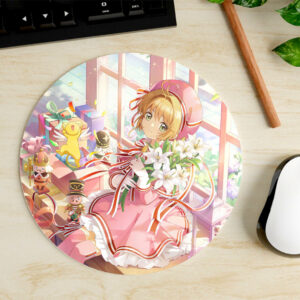 Mousepad Circular de Sakura Kinomoto - Cardcaptor Sakura