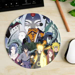 Mousepad Circular de Alianza Shinobi y Akatsuki - Naruto Shippuden