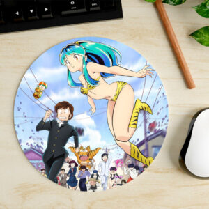 Mousepad Circular de Lum y Ataru - Urusei Yatsura