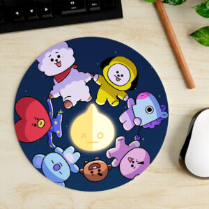 Mousepad Circular de BT21 - BTS