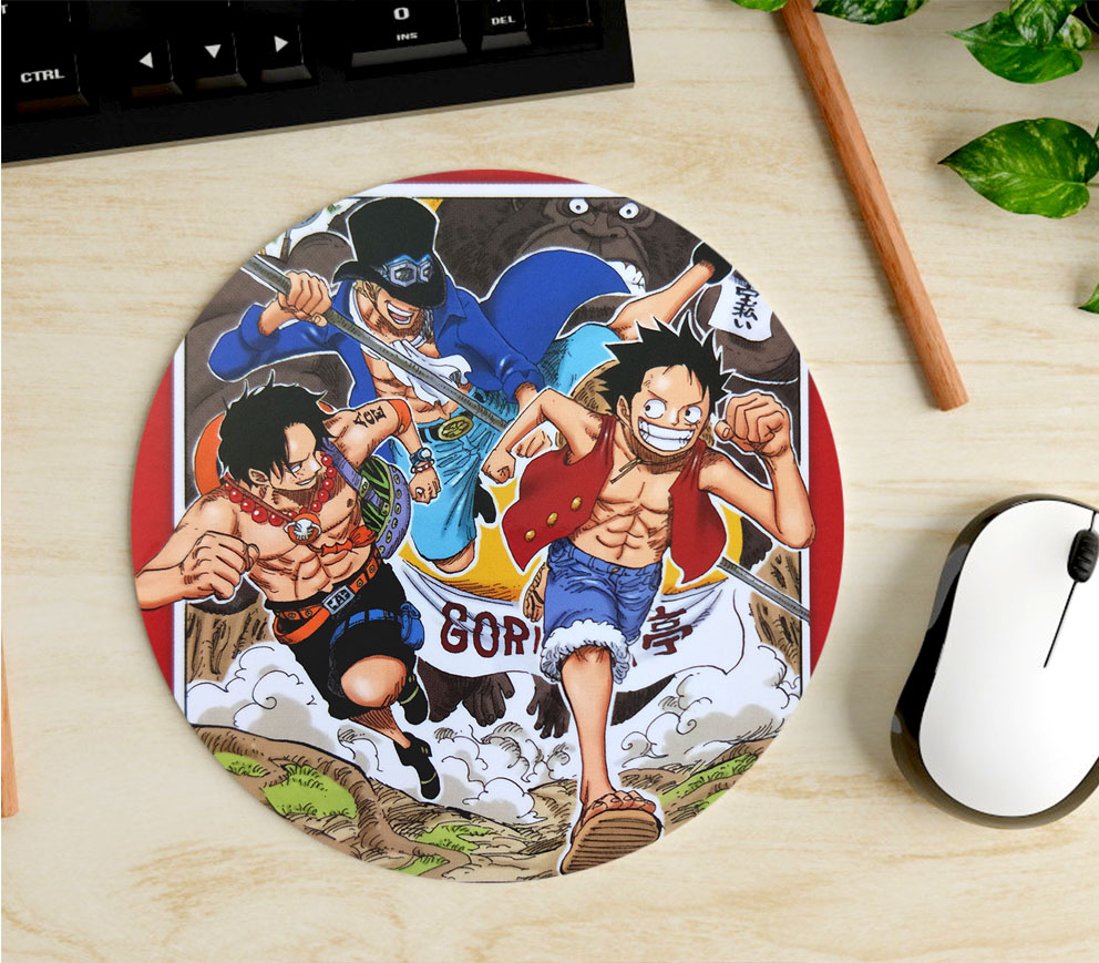 Mousepad Circular de One Piece