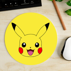 Mousepad Circular de Pikachu - Pokemon