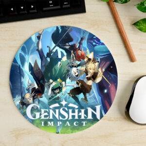 Mousepad Circular de Genshin Impact