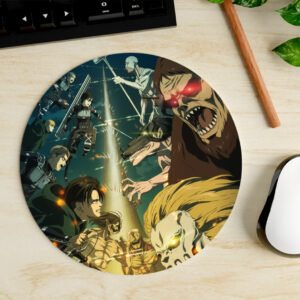 Mousepad Circular de Shingeki no Kyojin