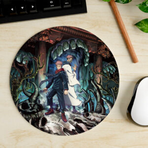 Mousepad Circular de Yuji Itadori - Jujutsu Kaisen