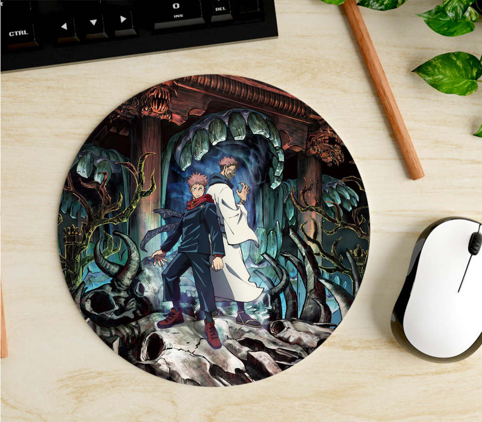 Mousepad Circular de Yuji Itadori - Jujutsu Kaisen