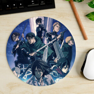 Mousepad Circular de Shingeki no Kyojin