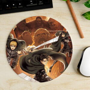 Mousepad Circular de Shingeki no Kyojin