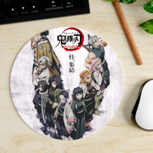 Mousepad Circular de los Pilares - Kimetsu no Yaiba
