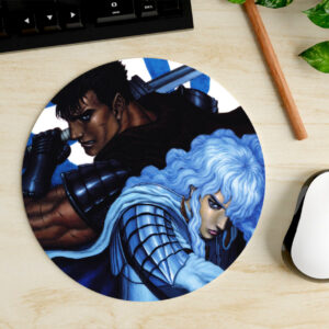 Mousepad Circular de Guts y Griffith - Berserk