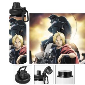 Termo metalico de Edward y Alphonse - Fullmetal Alchemist
