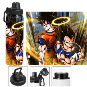Termo metalico de Goku y Vegeta - Dragon Ball Z