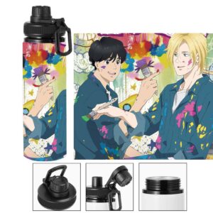 Termo metalico de Ash y Eiji - Banana Fish