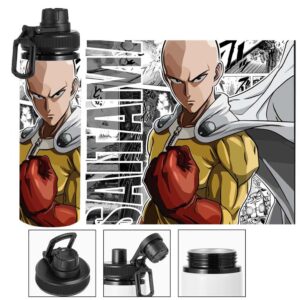 Termo metalico de Saitama - One Punch Man
