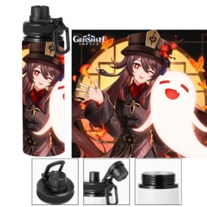 Termo metalico de Hu Tao - Genshin Impact