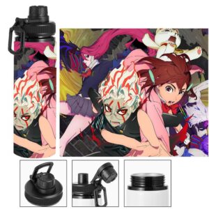 Termo metalico de Momo y Okarun - Dandadan