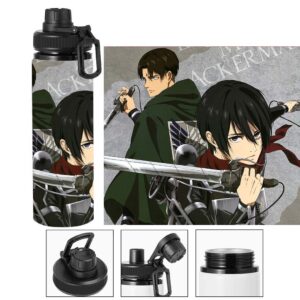 Termo metalico de Levi y Mikasa - Shingeki no Kyojin