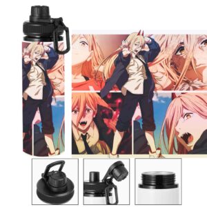 Termo metalico de Power - Chainsaw Man
