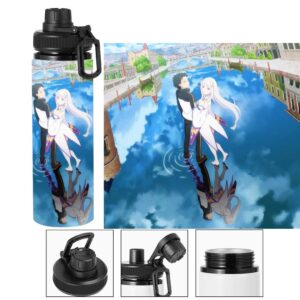 Termo metalico de Subaru y Emilia - Re:Zero