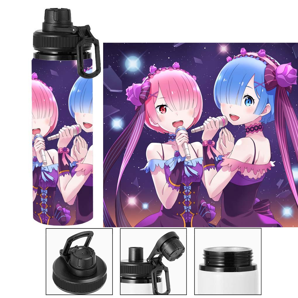 Termo metalico de Rem y Ram - Re:Zero