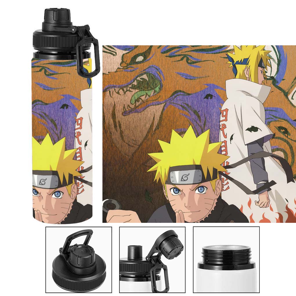 Termo metalico de Naruto y Kurama - Naruto Shippuden