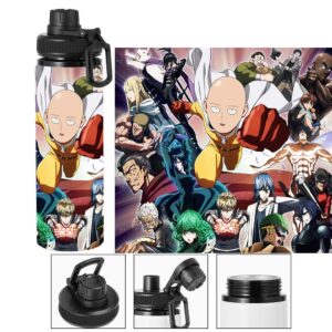 Termo metalico de Saitama - One Punch Man