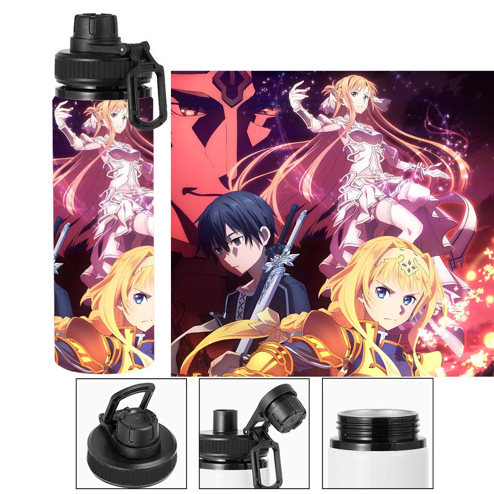 Termo metalico de Kirito y Asuna - Sword Art Online