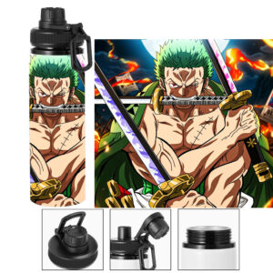 Termo metalico de Zoro - One Piece