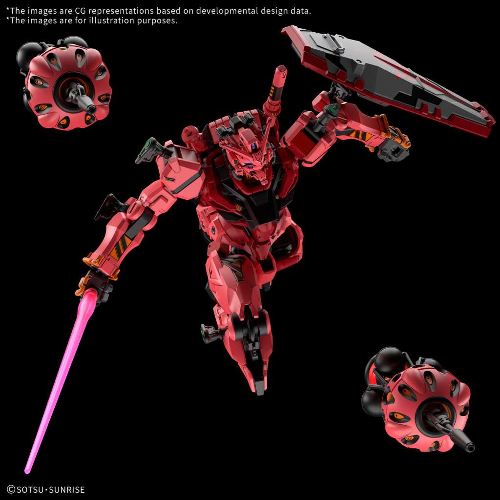 Gunpla HGGQ Mobile Suit Gundam GQuuuuuuX - 04 - gMS-α Red Gundam - Imagen 3